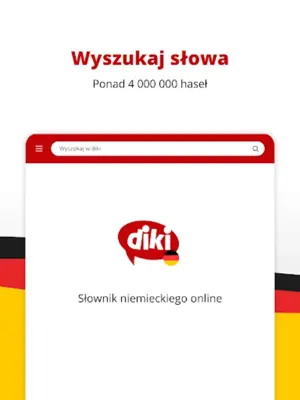 Słownik niemieckiego Diki android App screenshot 2